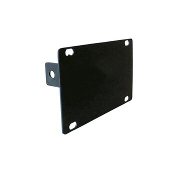 DrawTite 5443 License Plate Holder Front Mounted Receiver Black