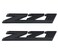 Aimoll 2pcs Z71 Off Emblems with Strong Tape Decal Emblems Badge Replacement for GMC Chevy Silverado Sierra Suburban AL
