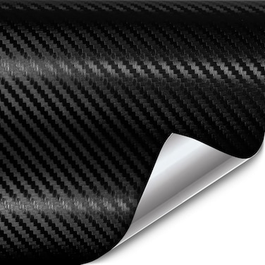 VViViD XPO Black Carbon Fiber Car Wrap Vinyl Roll Featuring Air Release Technology 1775 Inch x 5ft