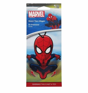 Marvel SpiderMan Car Accessories  SpiderMan Air Freshener Wiggler 1