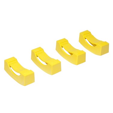 Ernst Manufacturing 964 Jack Stand Covers Set of 4 Yellow