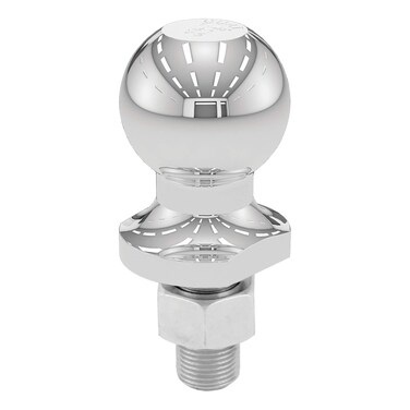 CURT 40095 Chrome ATV UTV Lawn Tractor Hitch Ball 2000 lbs 178Inch Diameter 58 x 134Inch Shank