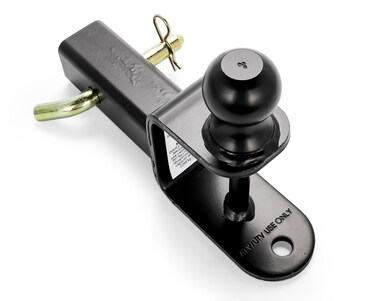 Black Boar ATVUTV Mount with Hitch Winch Strap Loop 2 Ball 2 Shank 66025