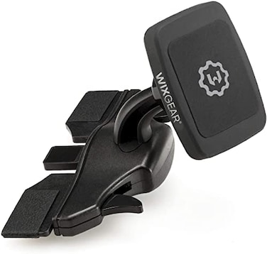 WixGear Cd Mount CD Slot Magnetic Car Mount Holder for Cell Phones and Mini Tablets with Fast SwiftSnap Technology Fits Most Car Cd Slots