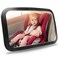 Shynerk Shatterproof Fully Assembled Crash Tested and Certified Baby Car Mirror with Wide Crystal Clear View