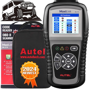 Autel MaxiLink ML519 OBDII or EOBD Scanner Enhanced OBD II Mode 6 Code Reader