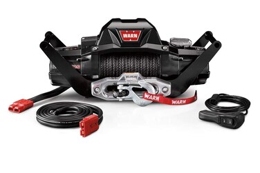 WARN 104179 Zeon 10S MultiMount Portable Winch Kit with Spydura Synthetic Rope10000 lb Capacity