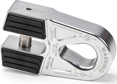 Factor 55 Flatlink E Closed Winch System Compatible with All Roller Fairlead License Plate Brackets  Silver