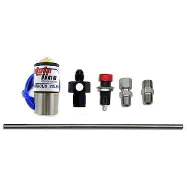 Nitrous Express ML15601 Nitrous Purge Valve Kit 06AN Manifold Adapter Fitting Push Button Activation Vent Tube Nitrous Purge Valve Kit