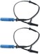 HYAT 2PCS Front Left Right ABS Wheel Speed Sensors Replacement for BMW E53 X5 20042006