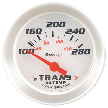 Equus 8241 2 Transmission Temperature Gauge with Multi Color Back Light