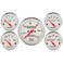 AUTO METER 1300 5 PC Gauge KIT 318  2116 MECH Speedometer Arctic White