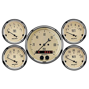Auto Meter 1850 5Piece Gauge Kit