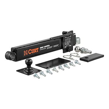 CURT 17200 Trailer AntiSway Bar Control Kit Black