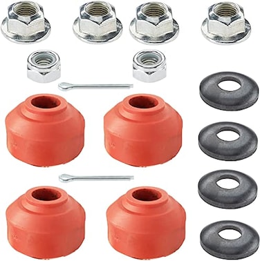 Complete PassengerDriver Side Front Suspension Stabilizer Sway Bar Link Repair Kit for Various Ram YearsModels 19942018