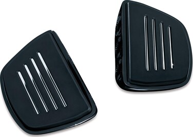 Kuryakyn 7579 Motorcycle Foot Control Component Premium Mini Board Floorboards without Adapters Gloss Black 1 Pair