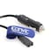 Eonvic 12V DC 2 Pin Lead Cable Plug Wire for Car Cooler Cool Box Mini Fridge 15M