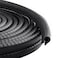 CloudBuyer SHOWAY 33Ft10M Long Car Door Edge GuardsU Shape Trim Rubber Seal Protector Protection AntiCollision Clips Fit for Most Car Black
