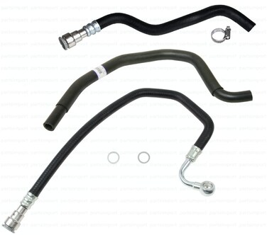 LAIPZ Power Steering Hose Kit 3 Hoses for BMW E46 325i 325Ci 330i 330Ci 20012005