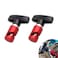 ZBGUN Pack2 Car Engine Hood Lift Rod Retainer Alloy Buckle Lift Rod Fixation Safety Antipinch Device Trunk Air Pressure Rod Antislip Shock Absorber Strut Tool Universal for Most Cars Red