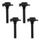TRQ 4 Piece Engine Ignition Coil Set Direct Fit for 20L Dodge Dart New