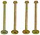 Dorman HW1104 Drum Brake Shoe Spring Hold Down Pin Compatible with Select Models 4 Pack