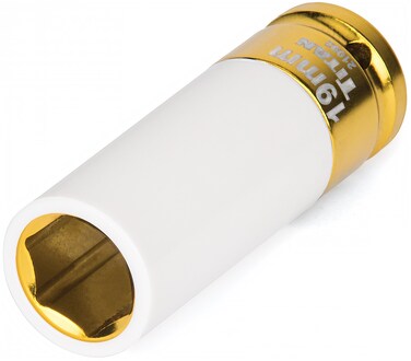 TITAN 21092 12Inch Drive x 19mm Nonmarring Impact Deep Lug Nut Socket