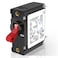 LENKRAD 50A Single Pole Red Toggle Magnetic Circuit Breaker Protector ACDC Panel Mount