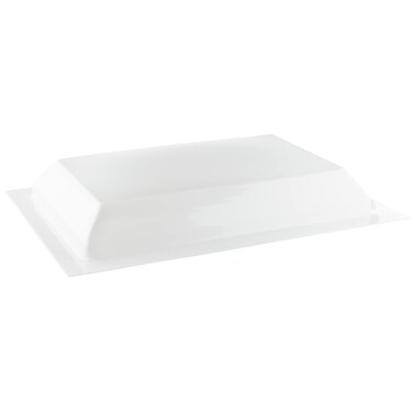 RecPro RV Skylight Outer Dome  14 x 22 Universal Outer Skylight White