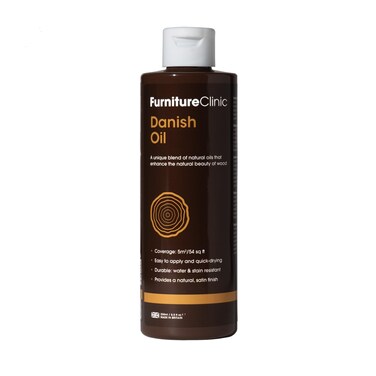 Furniture Clinic Danish Oil for Wood  Premium Oil to Enhance The Natural Beauty of Oak Pine  More  Seal  Protect for a Satin Finish 500ml