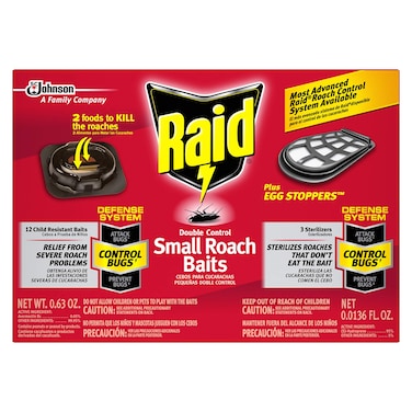 15745 Double Control Roach Baits Plus Egg Stoppers 12Count Red