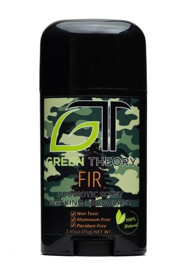 GT GREEN THEORY Fir Scent Masking Probiotic Natural Deodorant Hunting Deodorant