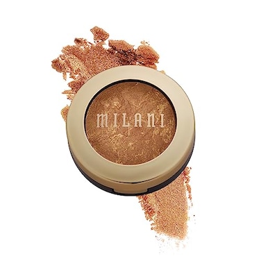 Milani Baked Bronzer  Dolce 025 Ounce CrueltyFree Shimmer Bronzing Powder to Shape Contour  Highlight