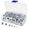 FKEYTO 820Pcs Black Wiggle Googly Eyes with SelfAdhesive 6mm 7mm 10 mm 12mm 15mm 18mm 20mm Mixed Packaging