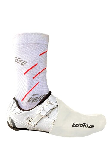veloToze Silicone Toe Cover  Keeps feet Warm While Bike Riding in Cool Spring Weather  for Men and Women
