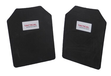 Tactical Scorpion Gear 10mm Paintball Airsoft Pair 11 x 14 Shooters Cut Protective Vest Trauma Pad Plates