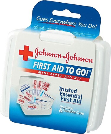 Johnson  Johnson First Aid To Go Kit Set of 12 Piece