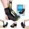 BraceAbility Plantar Fasciitis Night Splint Sock  Soft Plantar Fascia Brace for Sleeping Achilles Tendonitis Foot Drop Heel Pain  Plantar Fasciitis Relief Night Splint for Women and Men Medium