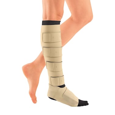 CircAid Juxtafit Essentials Lower Leg Long Beige Large Full Calf