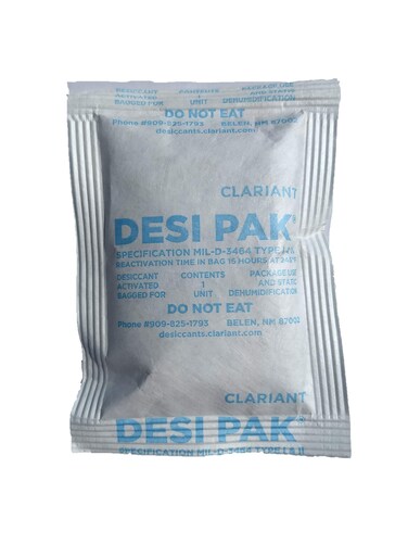 Desi Pak Desiccant for 5Gallon Bucket Food Storage Moisture Control  12 Individual Packs