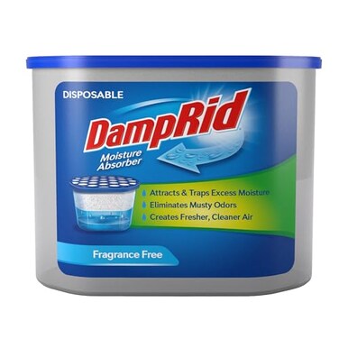 DampRid FG100 Unscented Disposable Moisture Absorber 105OunceWhite