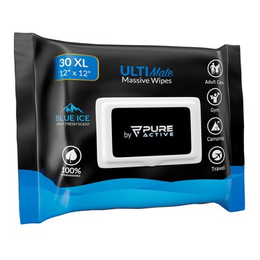 Body Wipes For Men  30 Extra Large Body Wipes for Camping 12x12 Body Wipes After Workout  Deodorizing Mens Shower Wipes In Travel  Extra Thick Face Wipes  Shower Wipes For Men Adult Bathing