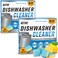 ACTIVE Dishwasher Cleaner Deodorizer Tablets 48 Pack  Deep Cleaning Descaler Pods Dish Washer Machine Clean Heavy Duty  Septic Safe Natural Limescale Remover Hard Water Calcium Odor  48 Count