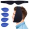 NEWGO Wisdom Teeth Ice Pack Head Wrap Jaw Ice Pack for Face Oral Surgery Pain Relief FSA or HSA Face Ice Pack with 4 HotCold Packs for Facial Chin Jaw  Black
