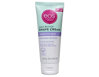 EOS Shea Better Shave Cream Sensitive Skin Colloidal Oatmeal Travel Size 25 fl oz