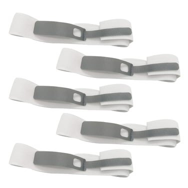 5Pcs Catheter Leg Bag Holder Foley Catheter Leg Strap Catheter Leg Fixation Straps Leg Bag Straps Drainage Bag Strap Anti Slip Catheter Holder White