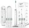 Wagner Stern Ultrasonic whitening Toothbrush with Pressure Sensor 5 Brushing Modes and 4 Levels of Intensity 8 Soft bristles Travel case