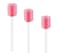 ZIZNBA Disposable Treated Oral Care Swabs 250 CountPINK