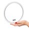 YoHumk 20X Magnifying Mirror with Suction Cups  6 Inch  Perfect for Makeup Mirror  Tweezing  Blackhead and Blemish Removal  Pluck Eyebrows  Great for Home  Travel  See Details Clearly