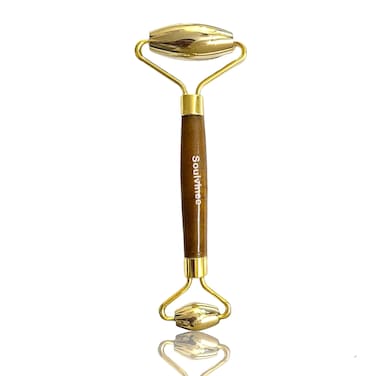 Soulvinee Bronze Kansa Metal Face Roller Massage tool Kansa Roller